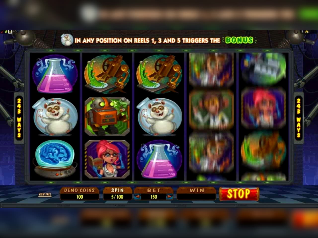 240 Free Spins no deposit at Euro Palace Casino