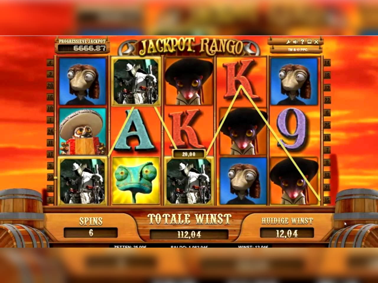 265 Free casino spins at River Belle Casino