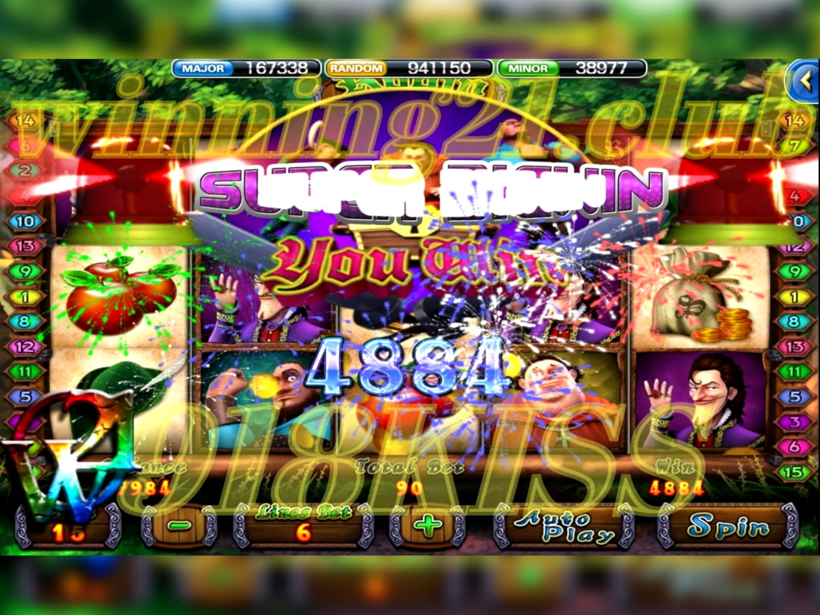 505% Casino match bonus at Bet Rebels Casino