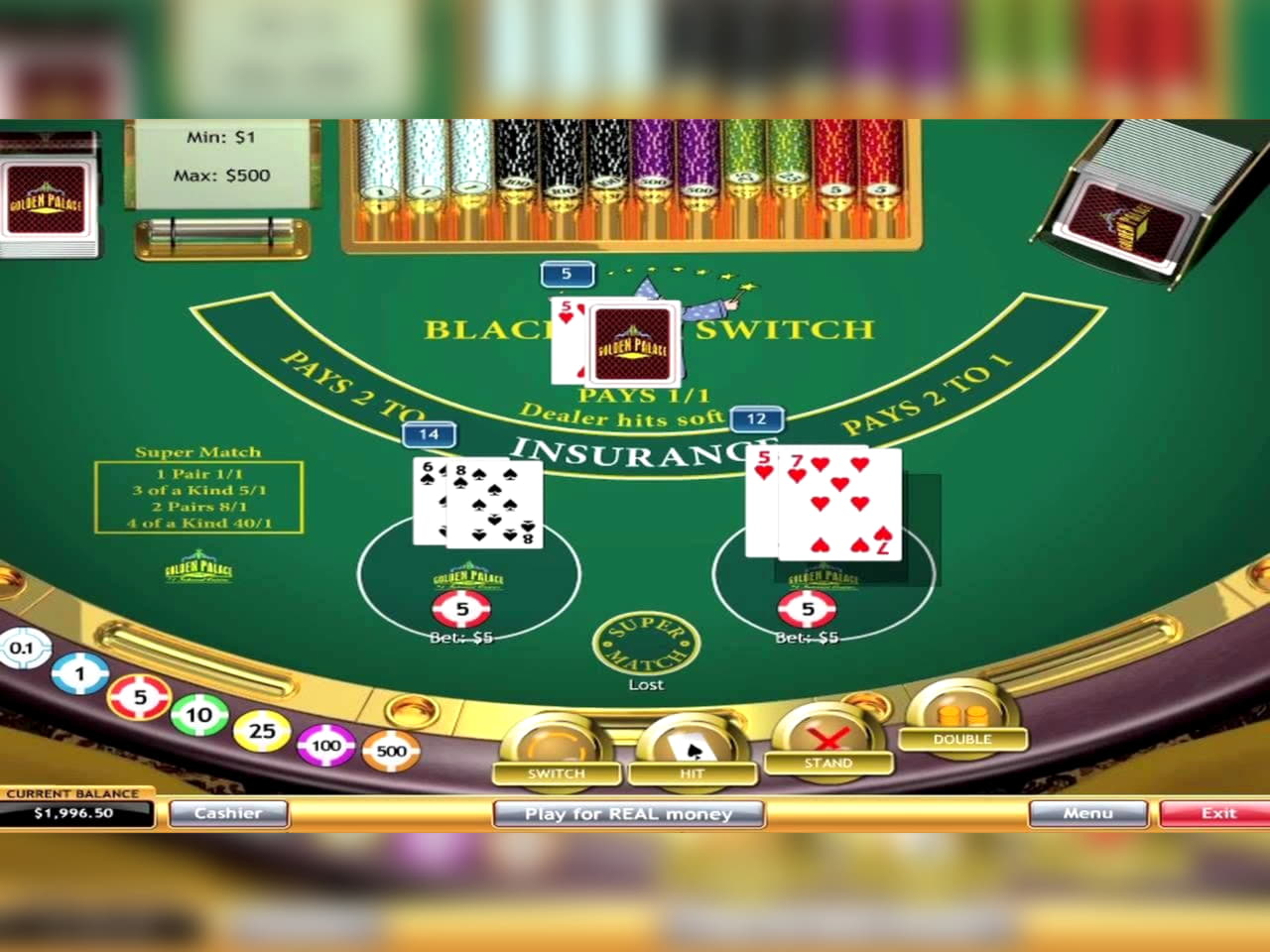$2905 NO DEPOSIT BONUS at bWin Casino