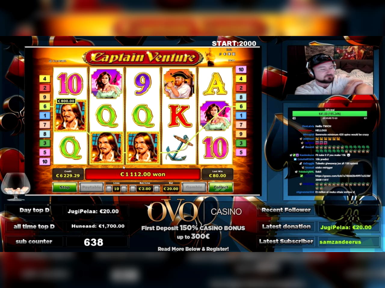 385% Match at a casino at Yukon Gold Casino