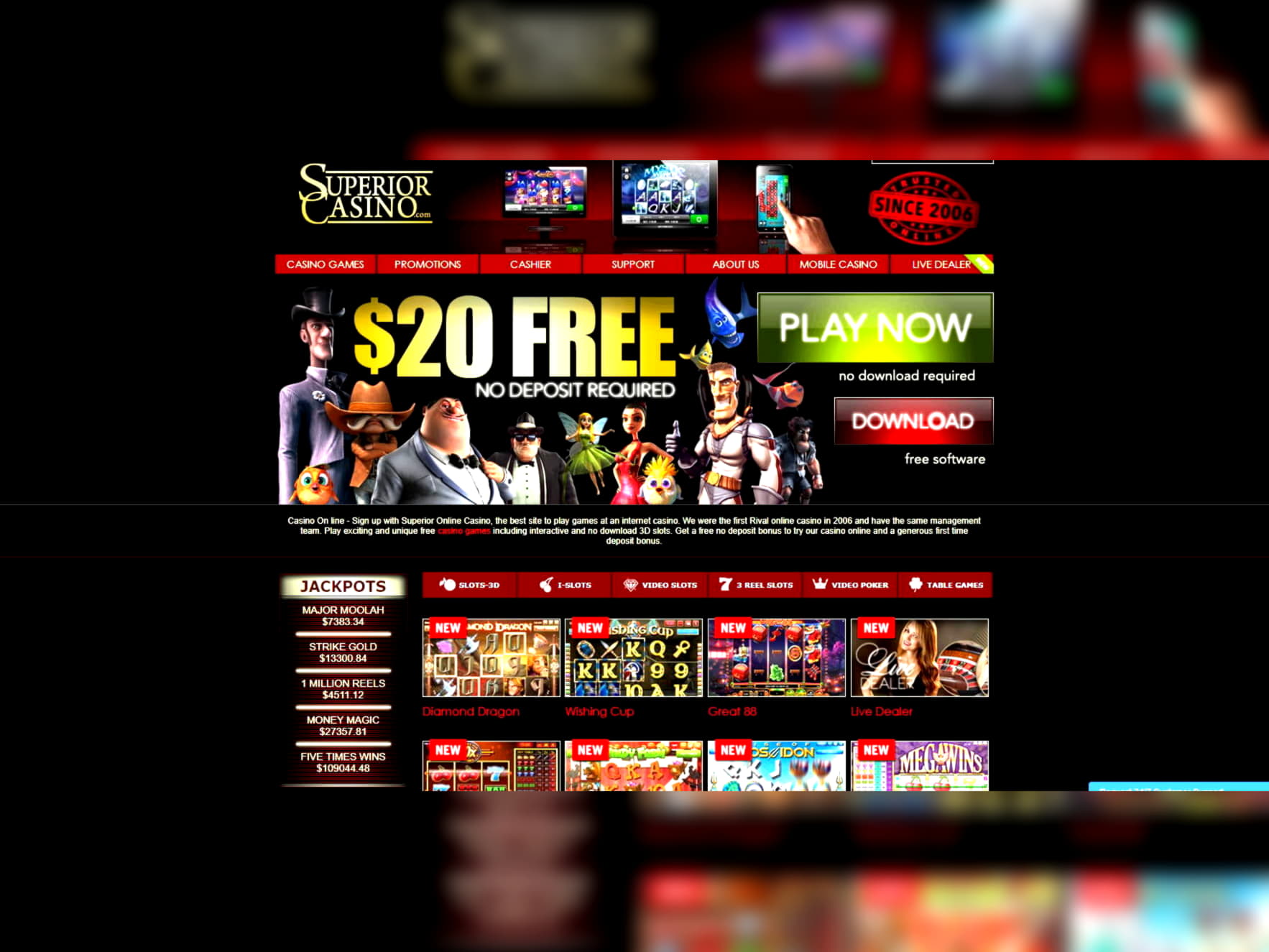 400% Signup Casino Bonus at Gamebookers Casino