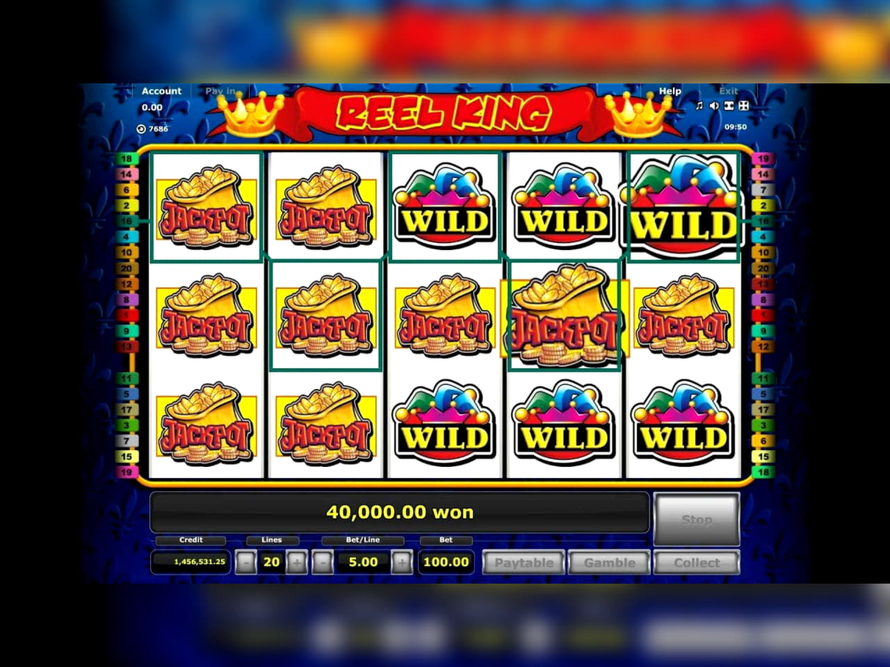 250% Casino match bonus at Bet Rebels Casino