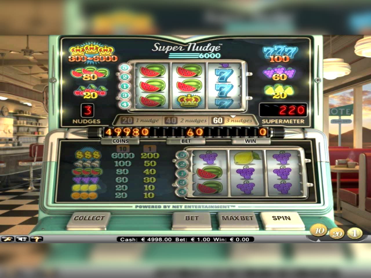 EURO 3710 no deposit casino bonus at River Belle Casino