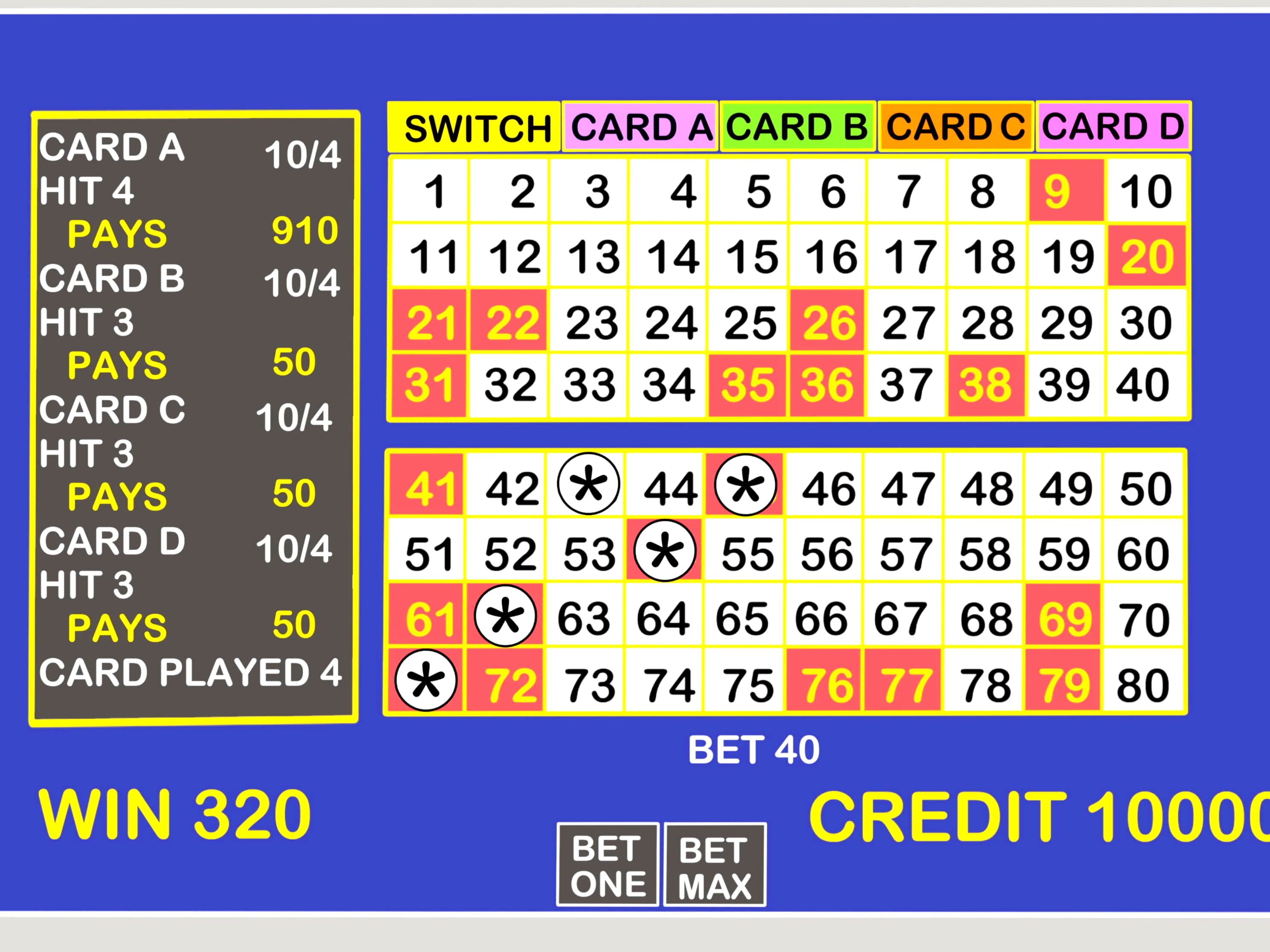 €640 Free Chip Casino at Gamebookers Casino