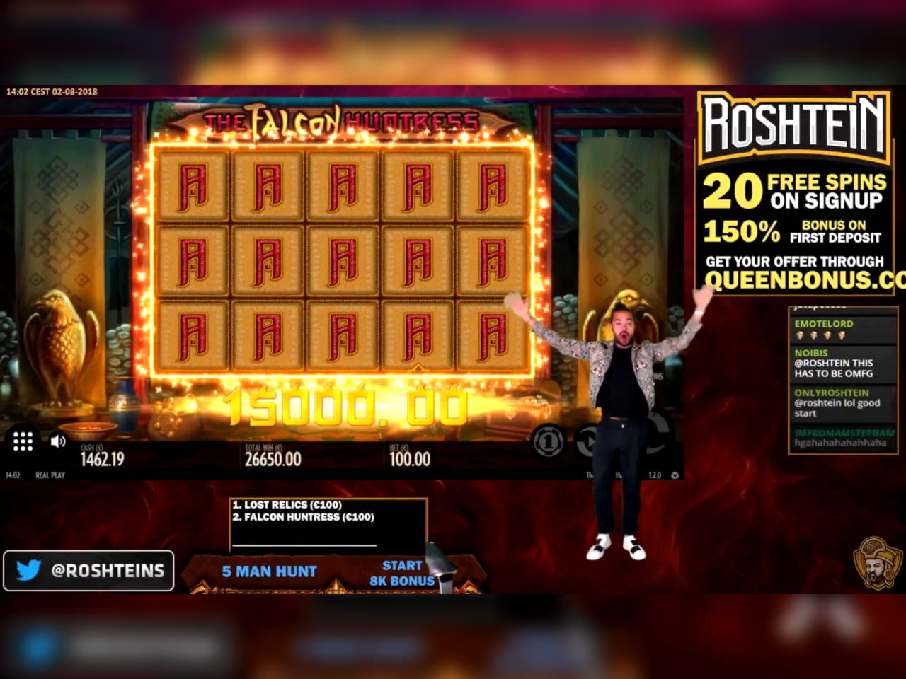 £3030 No deposit casino bonus at Inter Casino