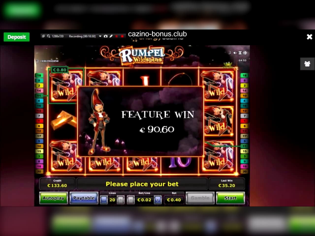 EUR 65 Free Money at Grand Hotel Casino