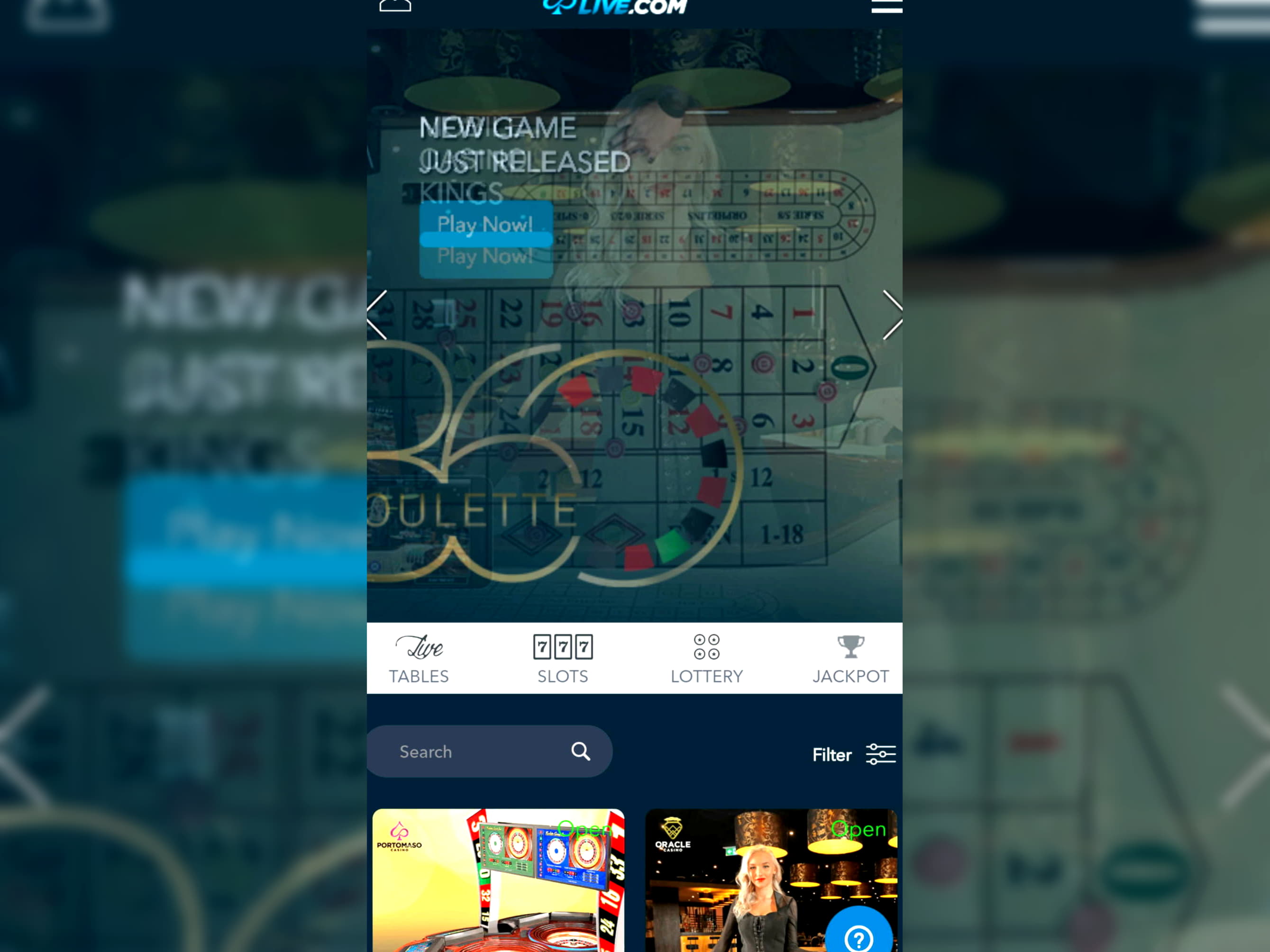 585% Deposit match bonus at Gamebookers Casino