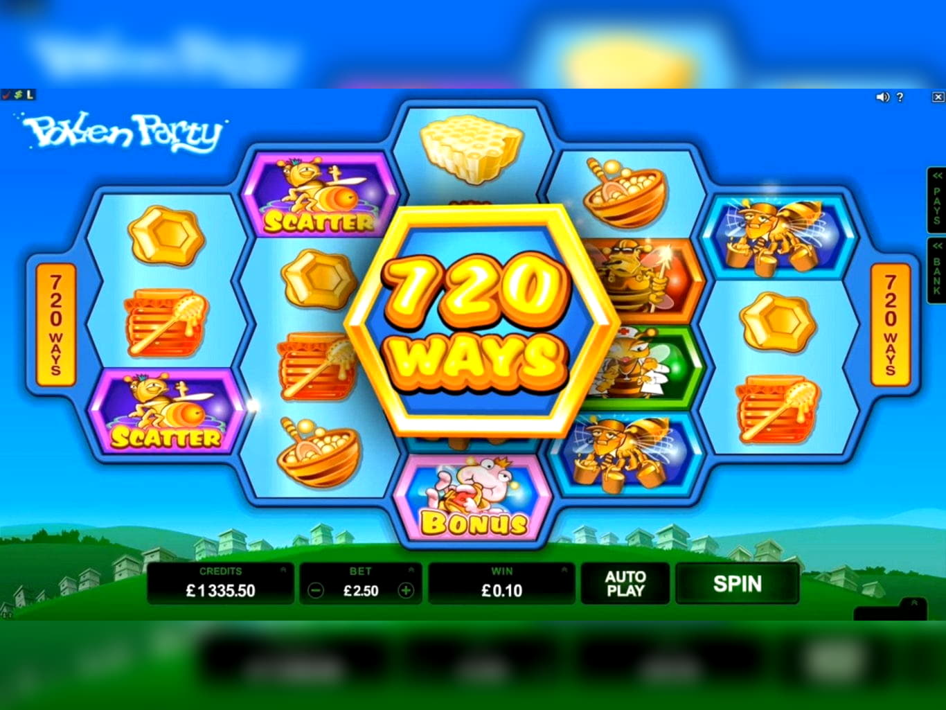 240 free spins at Casino com