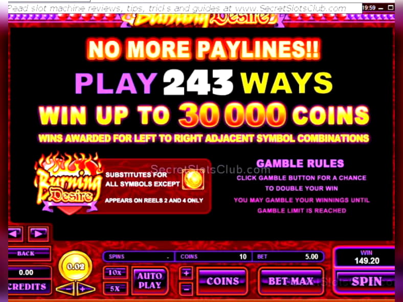 625% Deposit match bonus at River Belle Casino