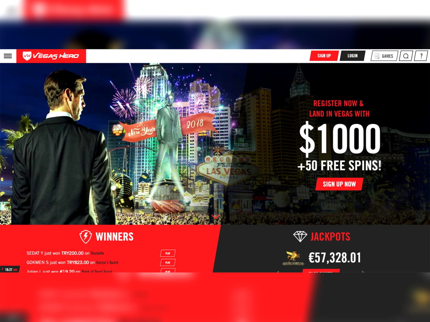 $380 Free chip casino at Omni Casino