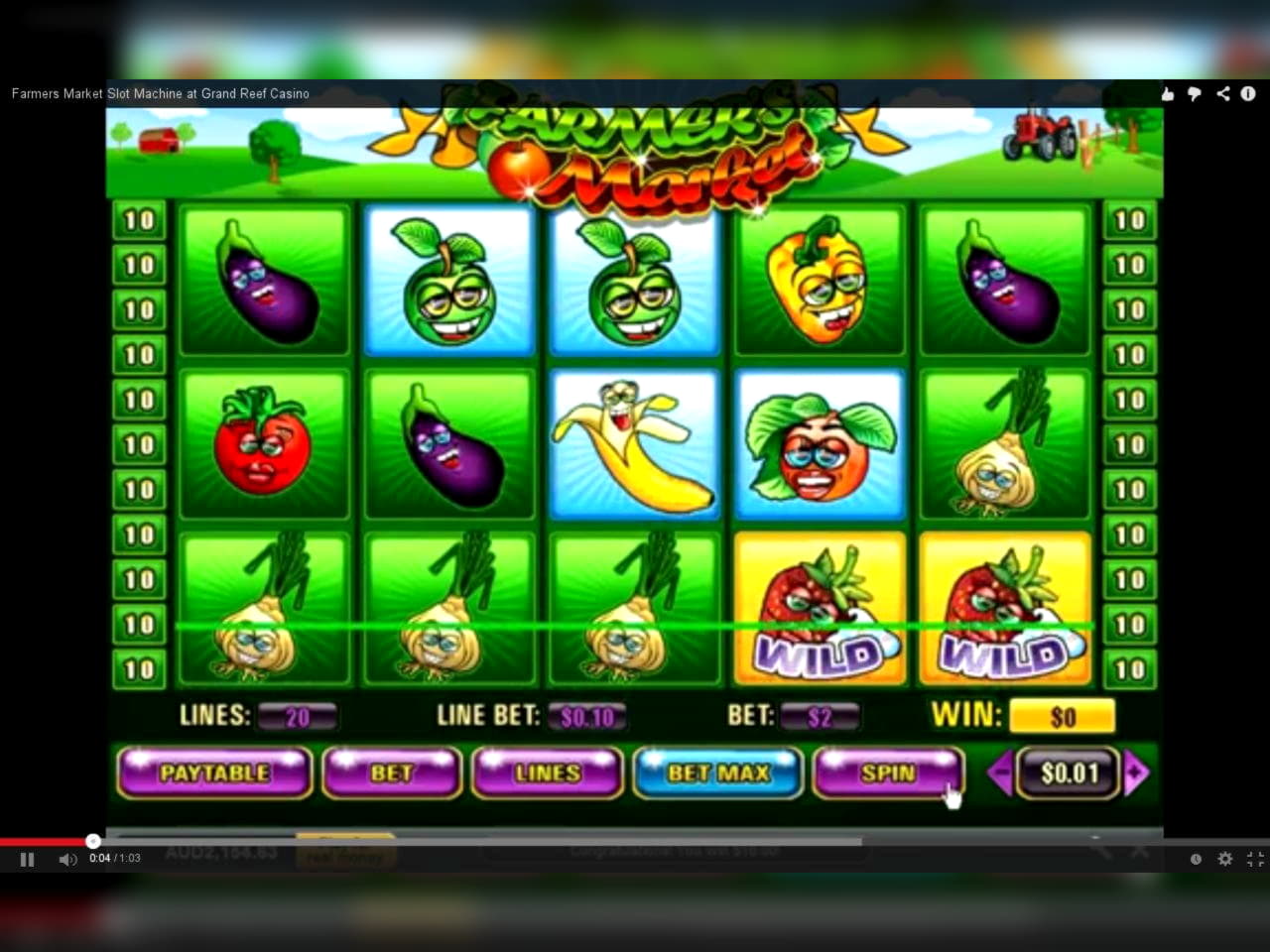 $445 free chip at Spin Palace Casino