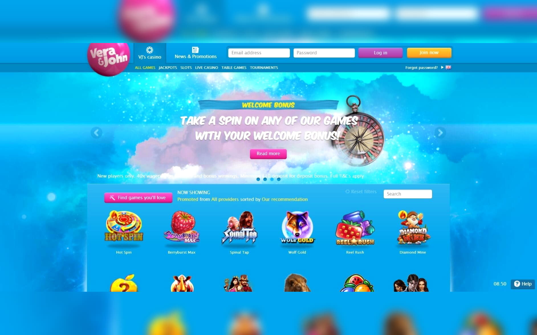 320% Best signup bonus casino at Casino com