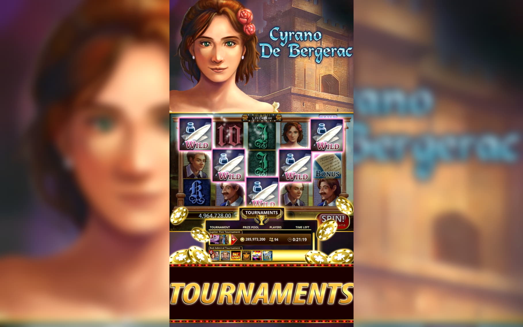 EURO 715 Daily freeroll slot tournament at Seven Cherries Casino