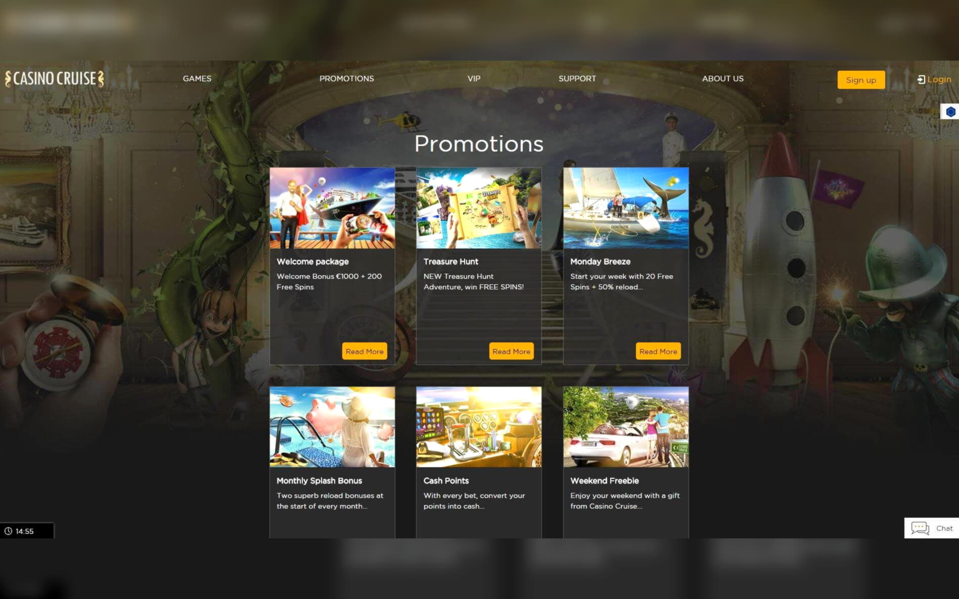 EUR 370 Casino tournaments freeroll at River Belle Casino