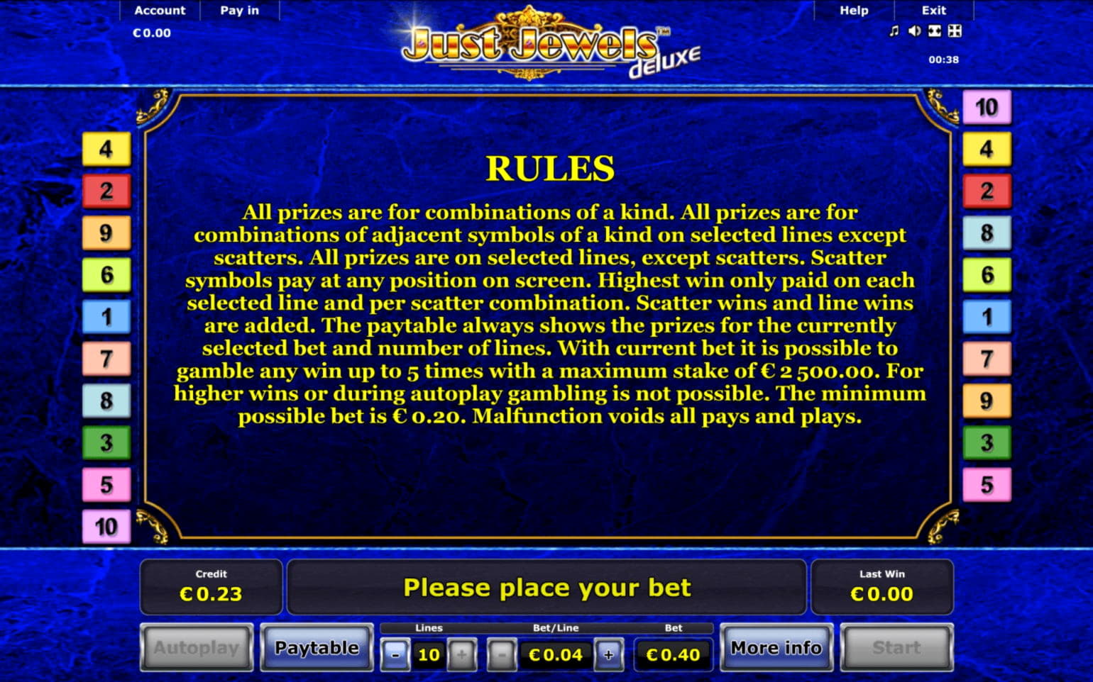 €955 No deposit at Omni Casino