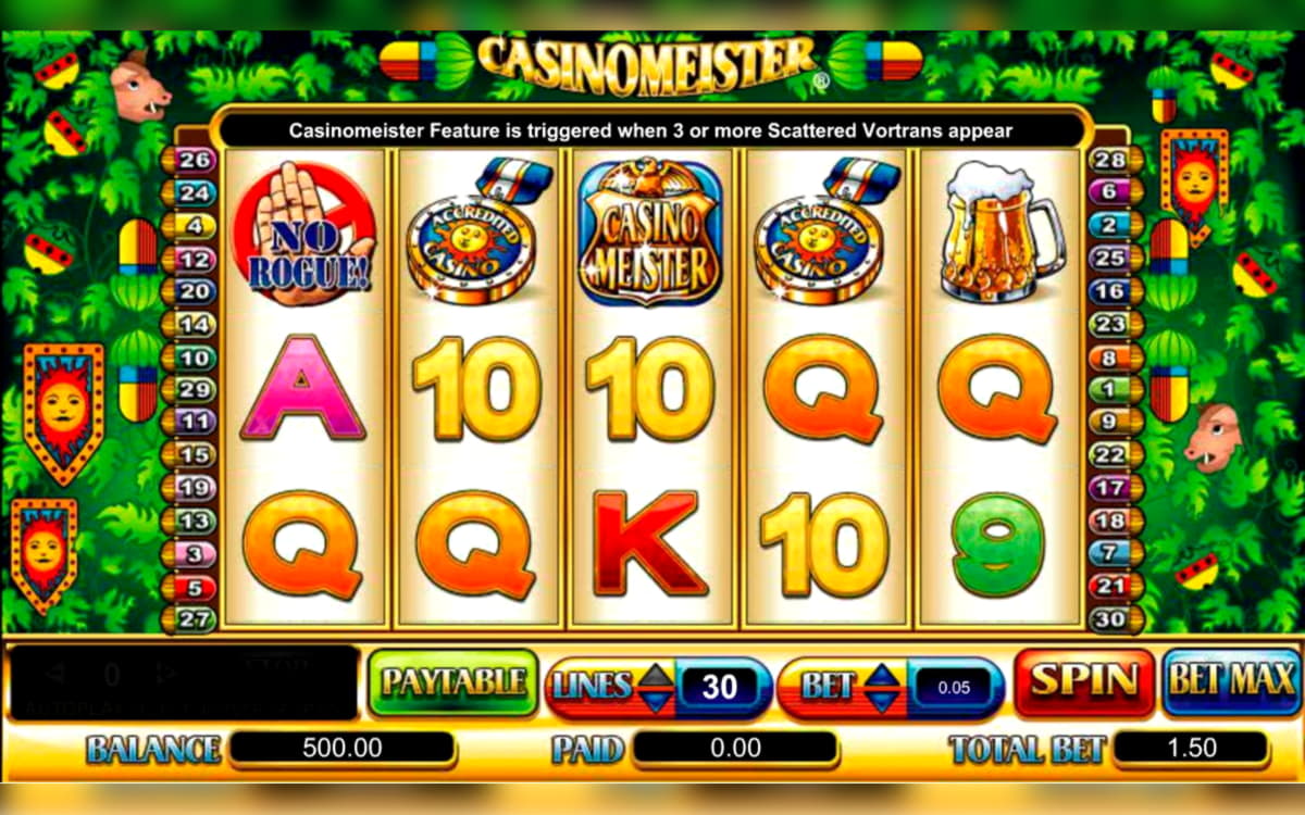 EURO 110 free chip casino at Cashpoint Casino