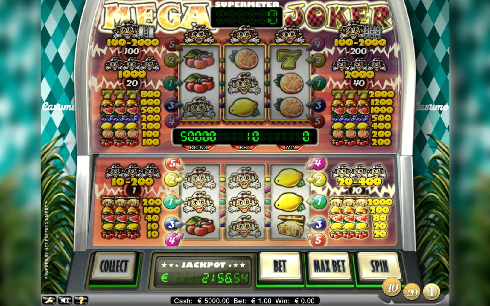 EURO 3455 No Deposit at Luxury Casino