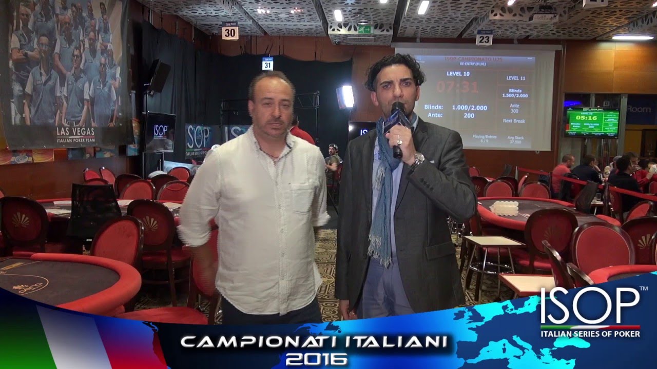 CAMPIONATI ITALIANI DI POKER  2016   Marco Donati chipleader day2 Campionato Italiano Deep
