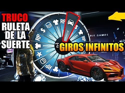 Gira la RULETA infinitas veces (TRUCO) GTA V Online.