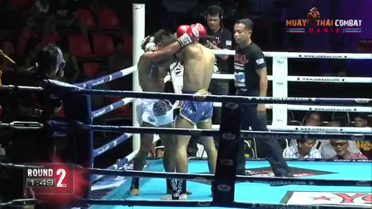 Jay Matias vs Arwood Phetchompu KO @ Muay Thai Combat Mania Pattaya 2012 - FULL-HD