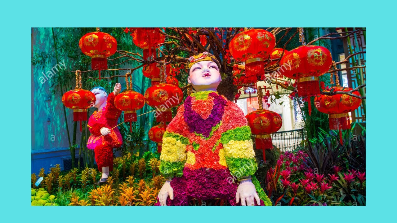 LAS VEGAS: The beautiful Chinese gardens, Bellagio Hotel and Casino (USA) ??