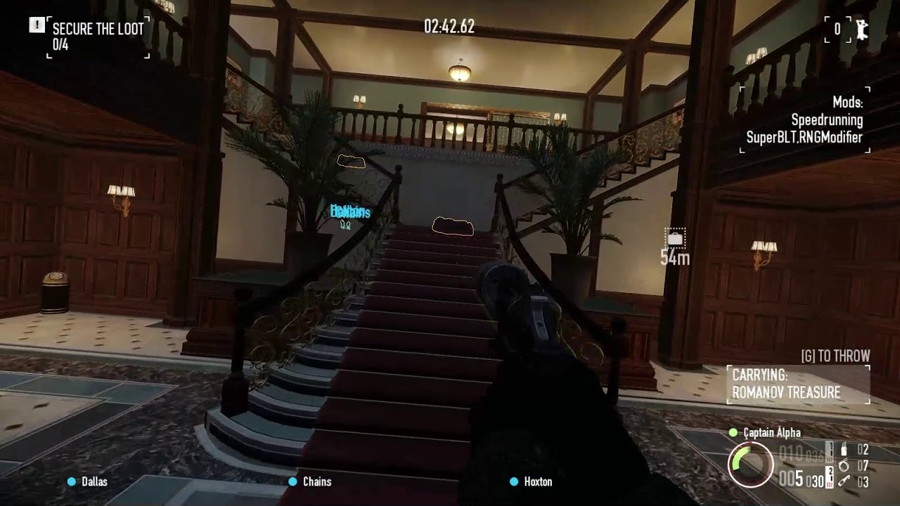 Payday 2 - San Martín Bank Heist Speedrun DS ( 4:06 )