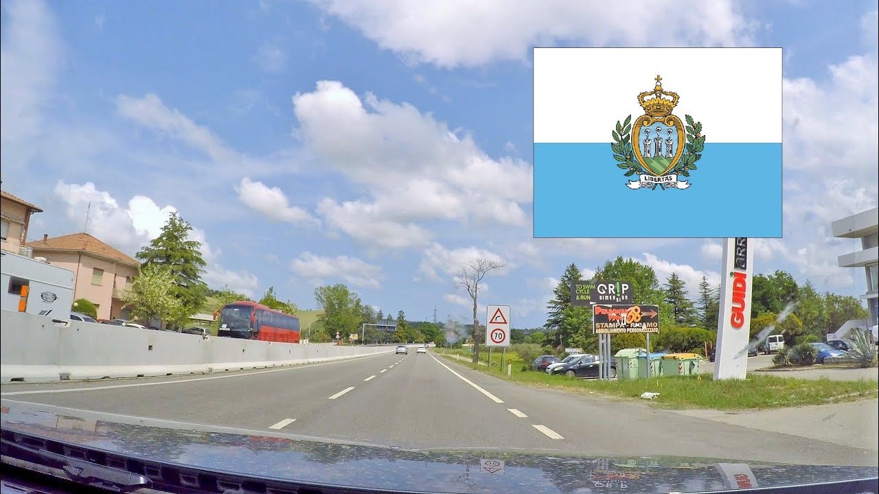 RSM - IT / San Marino | Dogana (4K)