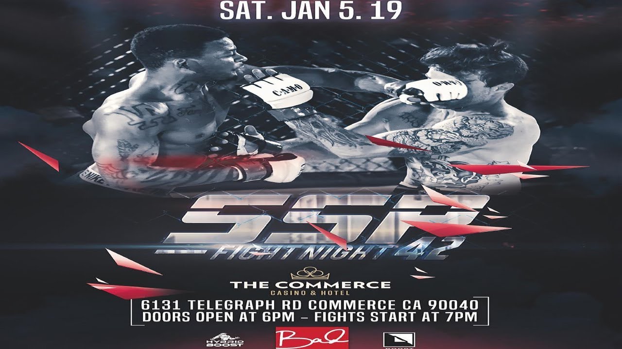 SPARSTAR MMA FIGHT NIGHT 42 - LIVE - FULL CARD STREAM - COMMERECE CASINO, CA
