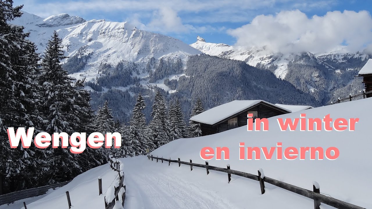 SWITZERLAND - WENGEN in Winter- LAUTERBRUNNEN  - GRINDELWALD - BRUSSELS - Montecarlo - San Marino
