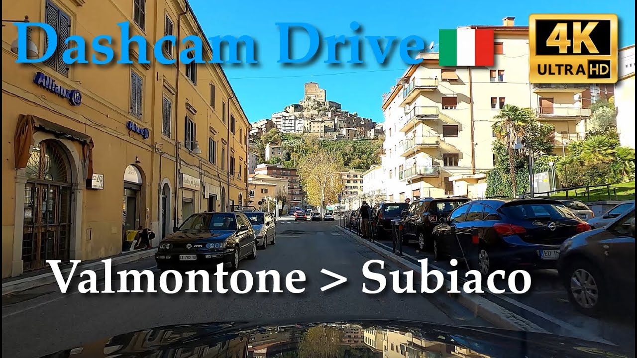 Scenic drive, Italy [Valmontone-Subiaco] November 2020 | 10:00 | ⛅