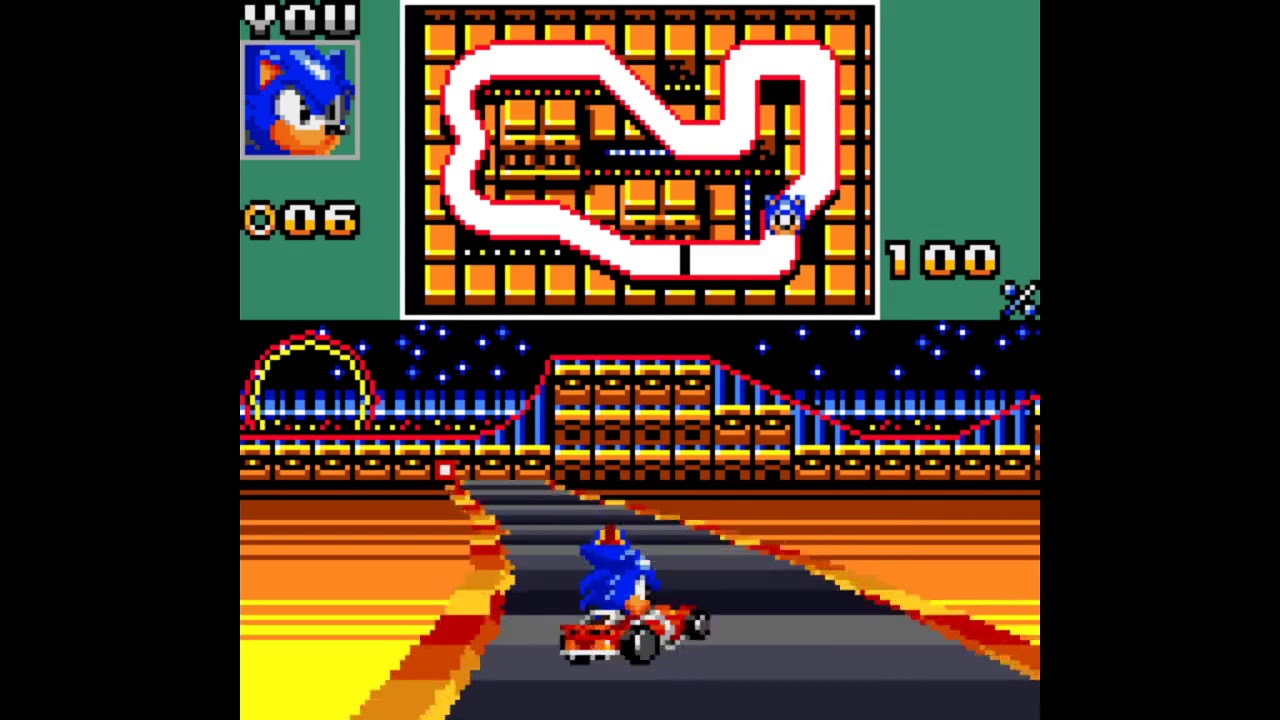 Sonic Drift 2 - Casino Night: 1"39"02 (Speed Run) [Purple GP]