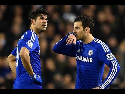 Cesc Fàbregas and Diego Costa
