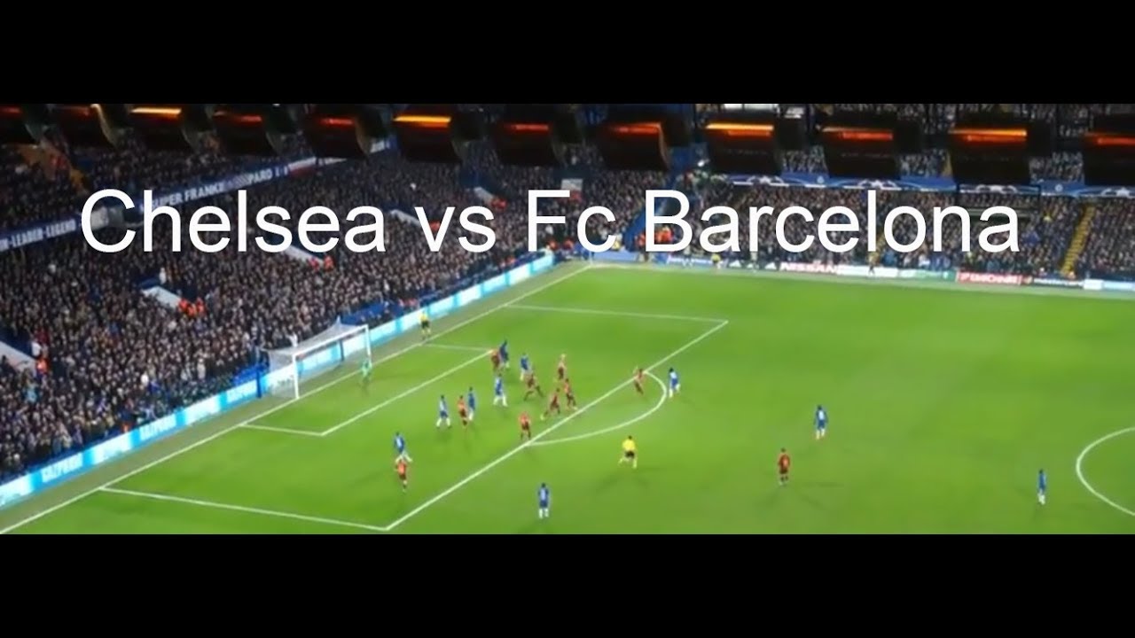 Chelsea vs Fc Barcelona  Willian goal on camera  vlog 21-02-2018 (HD)