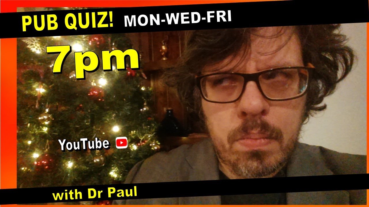 Dr Paul Monday Quiz