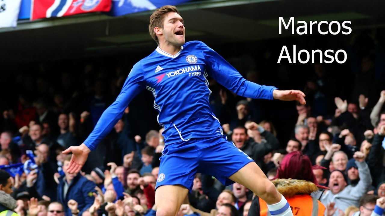Marcos Alonso goals skills and tackles 2016-2017 - HD