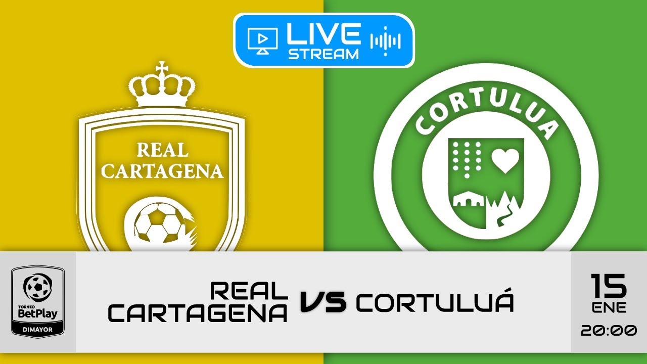 Real Cartagena vs Cortuluá (EN VIVO) Torneo Betplay | 15 de enero 2021