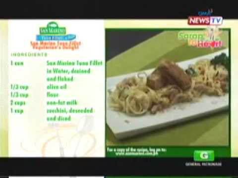 Sarap to Heart - Vicor Aliwalas Part 2: San Marino Tuna Fillet Vegetarian's Delight