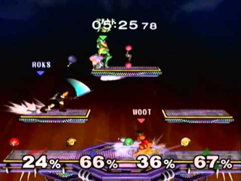 Smash Melee (Four Way) - [25] Samus Baseball