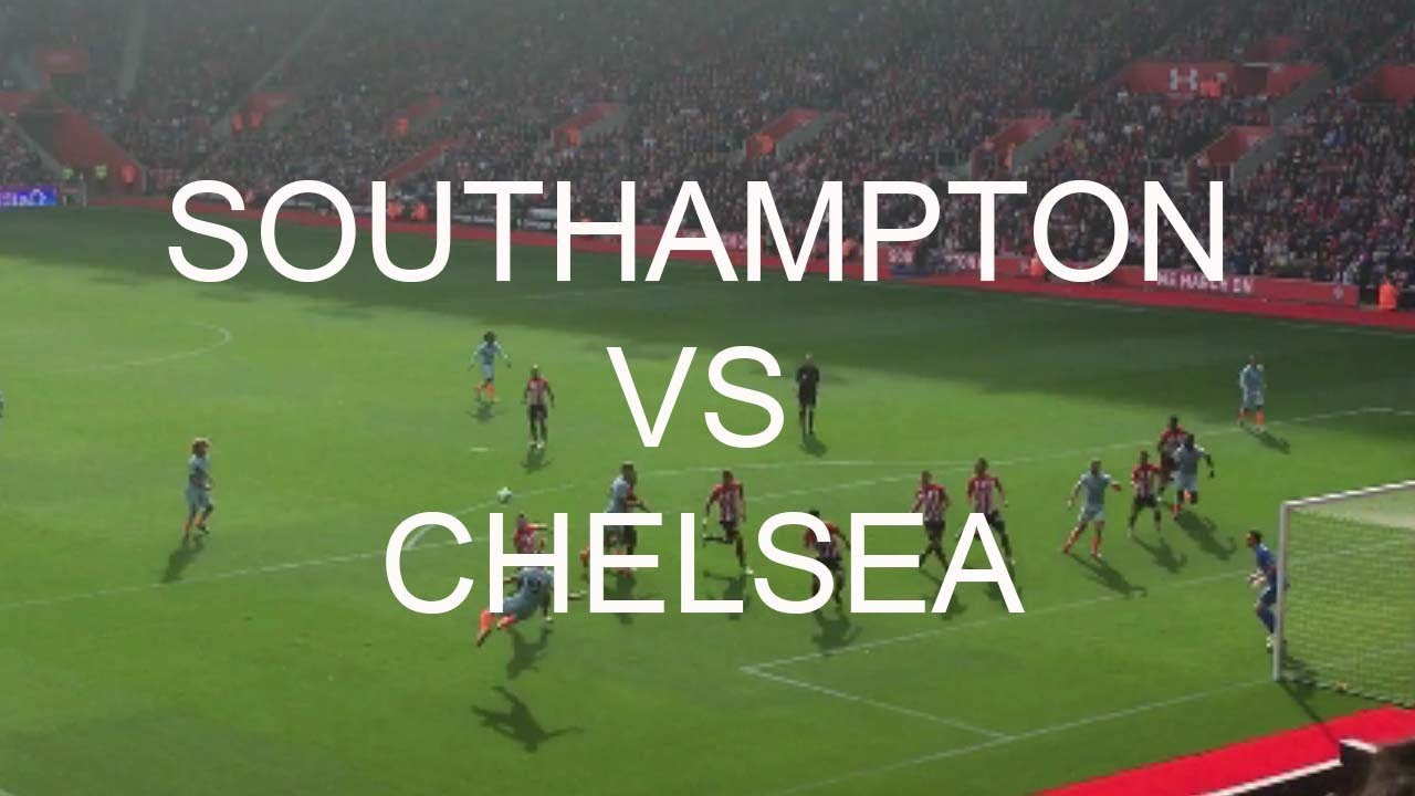 Southampton vs Chelsea vlog secound and thired goals daught on camera