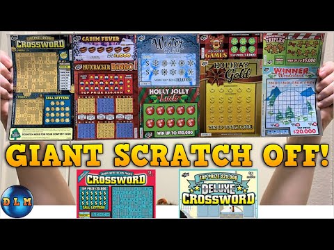9 GAMES ON ONE GIANT SCRATCH OFF TICKET! $150K ? TOP PRIZE BC LOTTERY