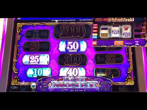 CLASSIC OLD SCHOOL CASINO SLOTS: EASY MONEY SLOT PLAY! GENERIC TOP DOLLAR SLOT MACHINE! 5 BONUSES!