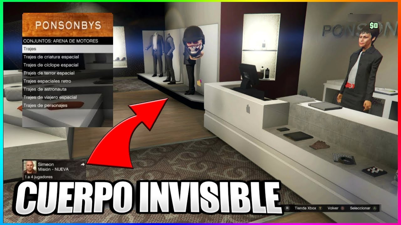 COMO TENER EL CUERPO INVISIBLE EN GTA 5 ONLINE - PARA SIEMPRE! XBOX PS4 PC SER INVISIBLE