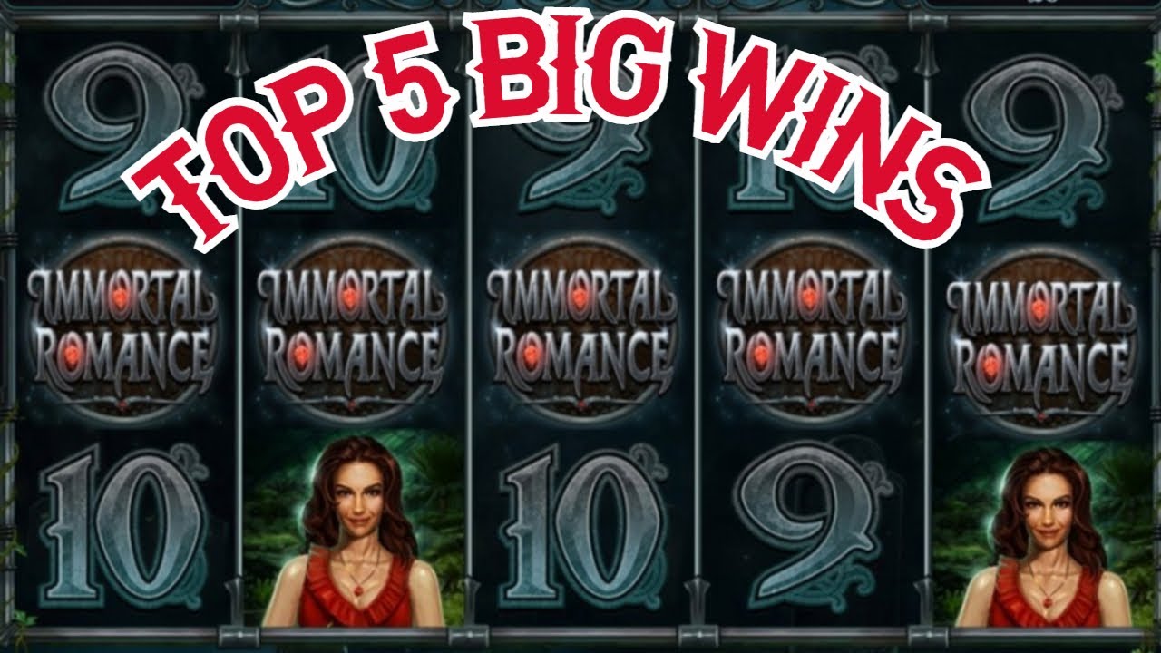 IMMORTAL ROMANCE !!! Top 5 big wins , mega wins , online casino bonus