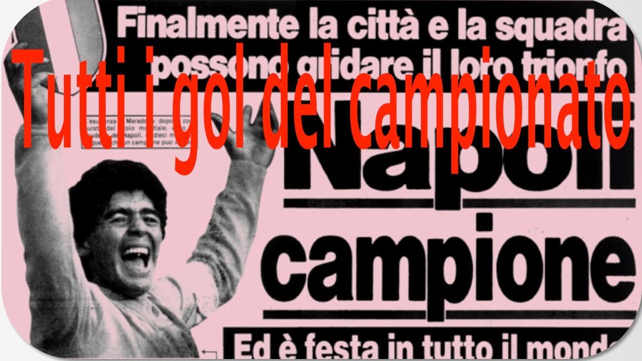 Maradona Danza e il Napoli vince il primo scudetto 1986/87