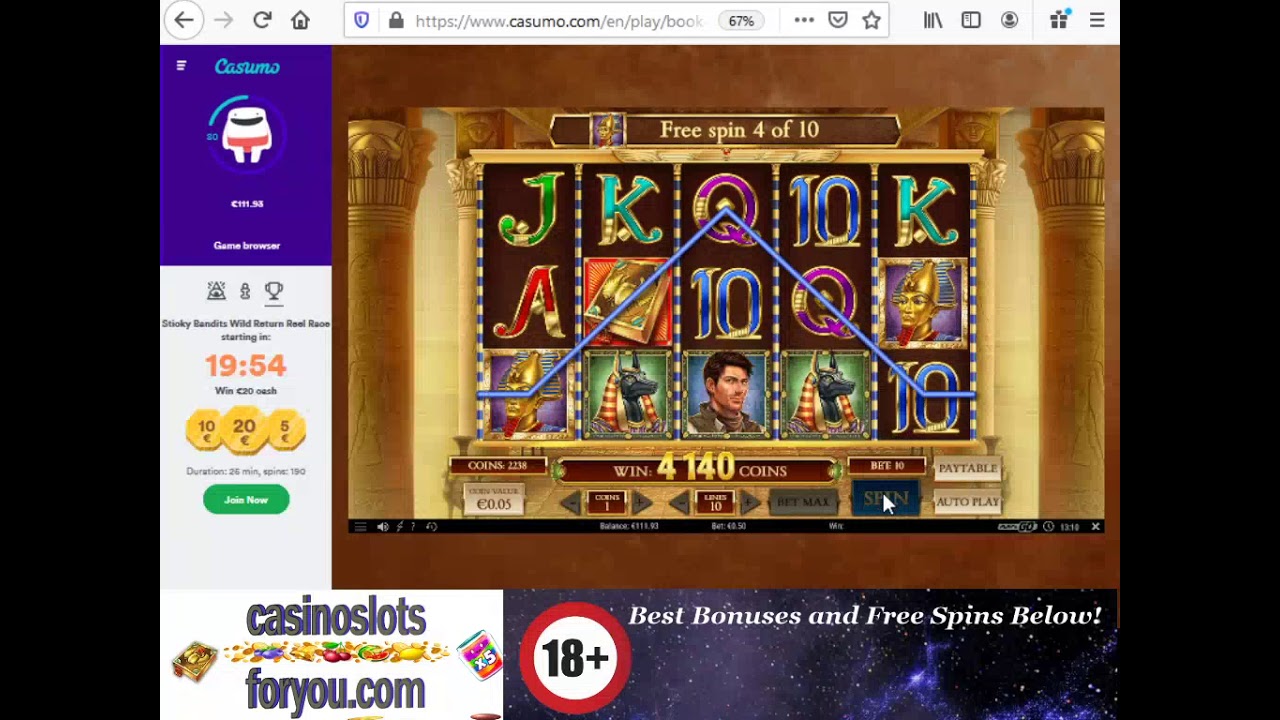Online Casino Slots, Book of Dead Big Win Bonus