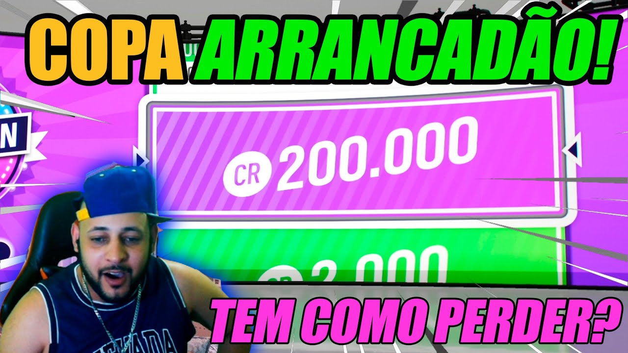PERDER COM 200,000 PARA NEH!! COPA ARRANCADÃO DE ROLETA   FORZA HORIZON 4 ONLINE