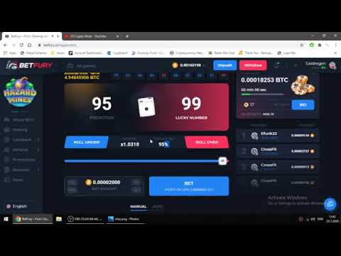 Casino BetFury   The best strategy to get high daily dividends with small deposit 360P (Tips?)
