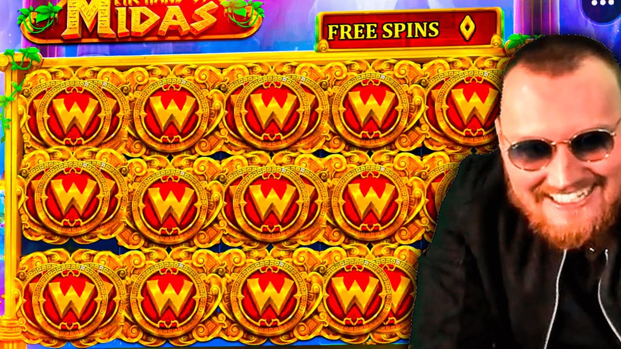 Streamer New Super Monster Win on The Hand of Midas slot - TOP BEST WINS OF THE DAILY !