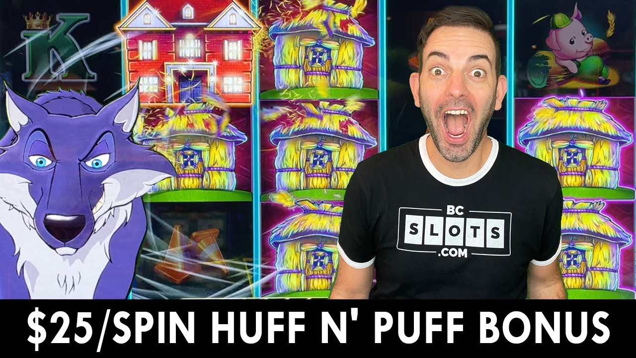 ?? $25/Spin on HUFF N' PUFF Slot Machine at Live! Casino Maryland